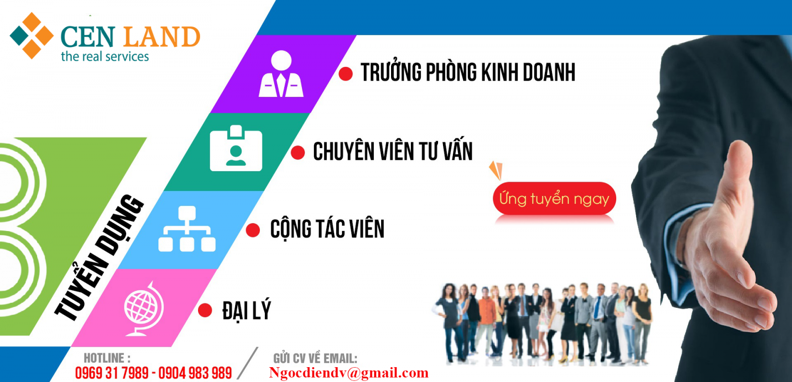 cenland tuyển dụng